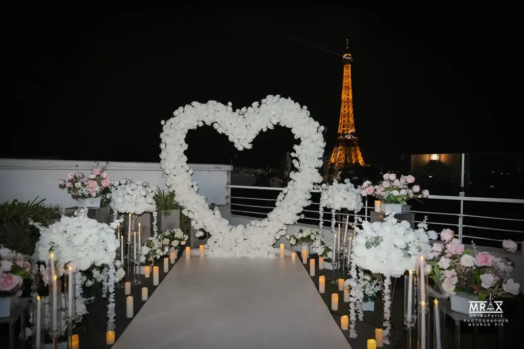 Paris proposal package private terrace Eiffel Tower